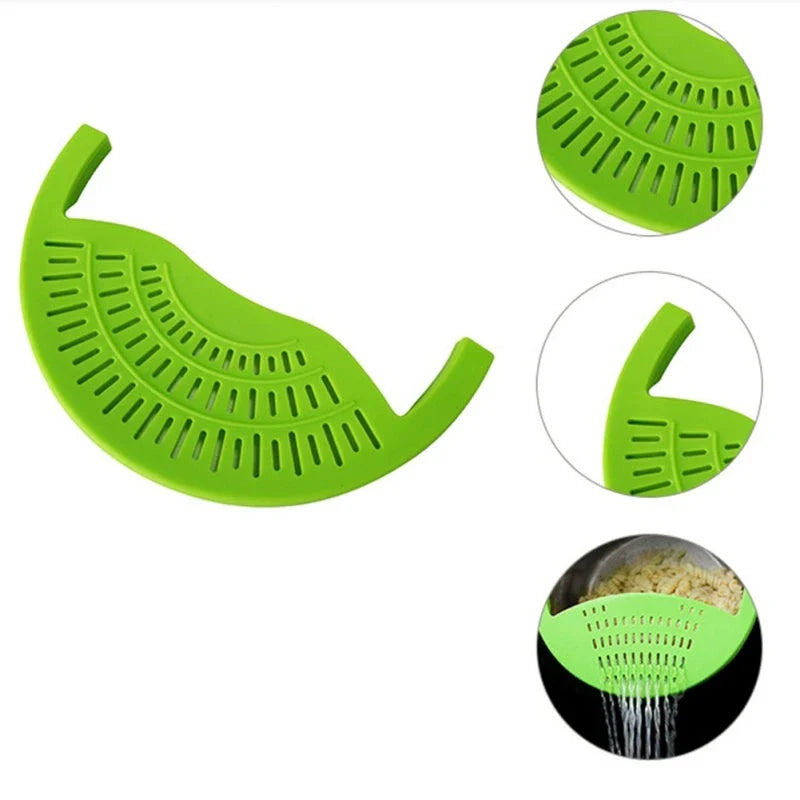 Premium Silicone Food Oil Drainer for Pots, Pans and Bowls - Effortless Drainage and Cleanup