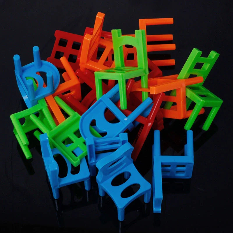 Board Game Balance Chairs for family fun and skill development
