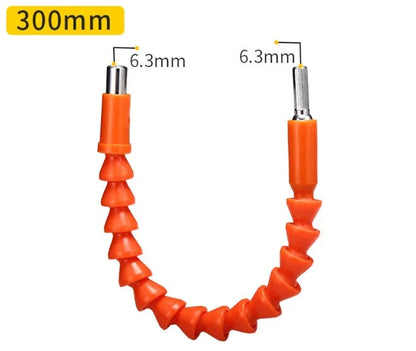 Flexible Cobra Drill Bit with Adjustable Shaft for Accessing Tight Spaces in DIY Projects