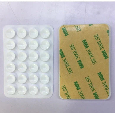 24 Grain Square Silicone Suction Cup for mobile phone and charging bank