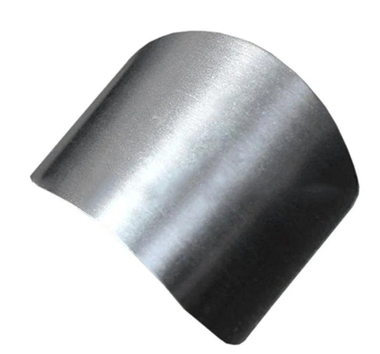 Premium stainless steel finger guard for safe and precise cutting in the kitchen
