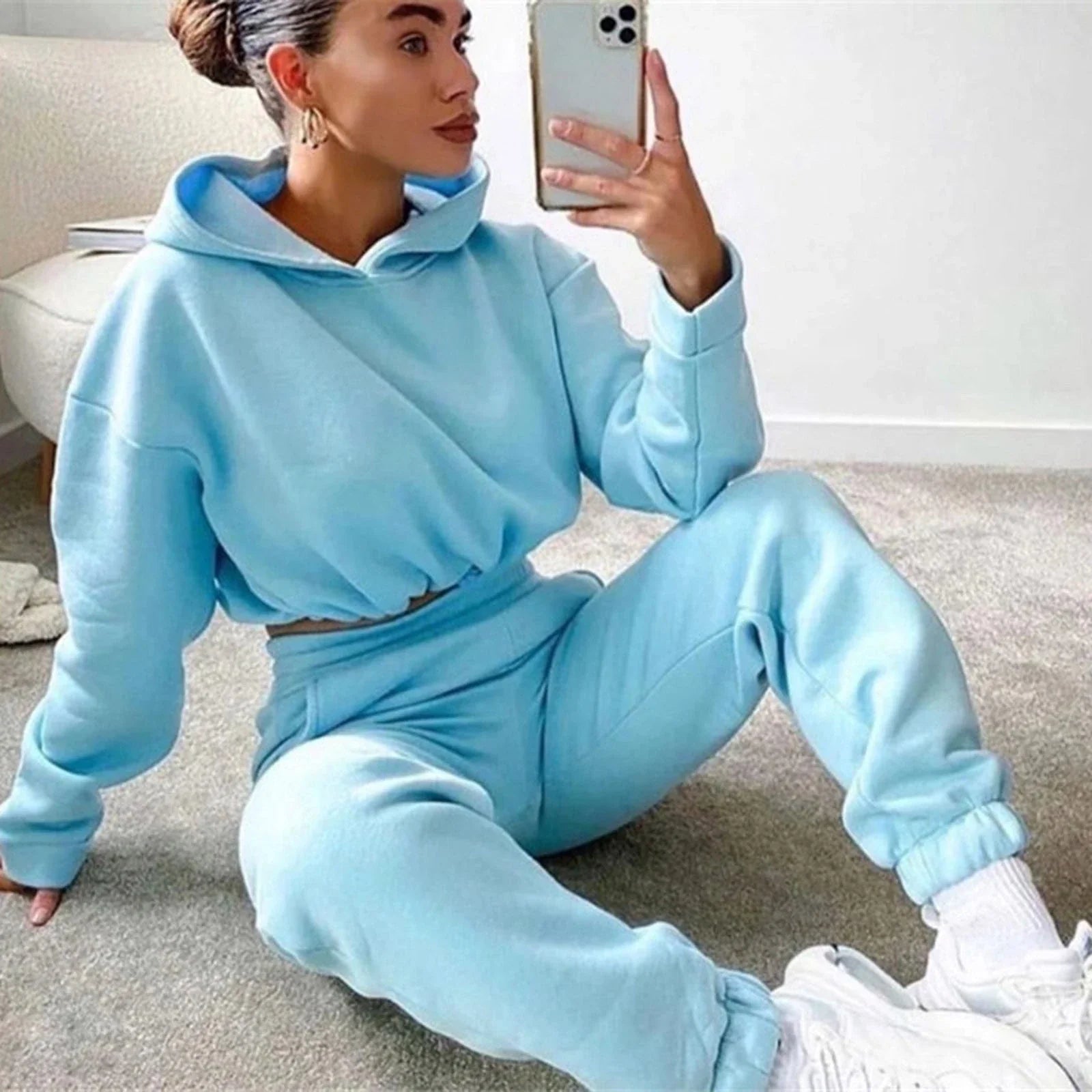 Stylish 2-piece athleisure set for women featuring vibrant colours, comfortable fabrics, and versatile design