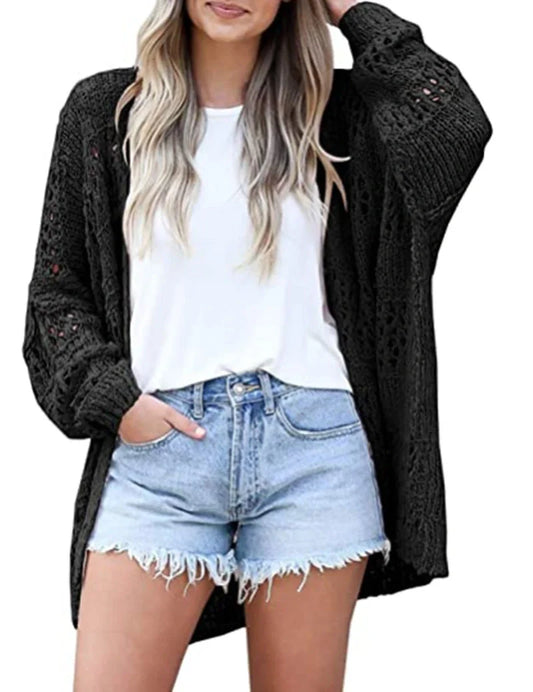 Lightweight loose cardigan sweater in various colours, perfect for stylish layering