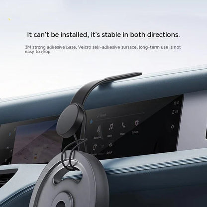 Magnetic Car Phone Mount with Wireless Charging - Adjustable, Secure Hands-Free Holder for Smartphone