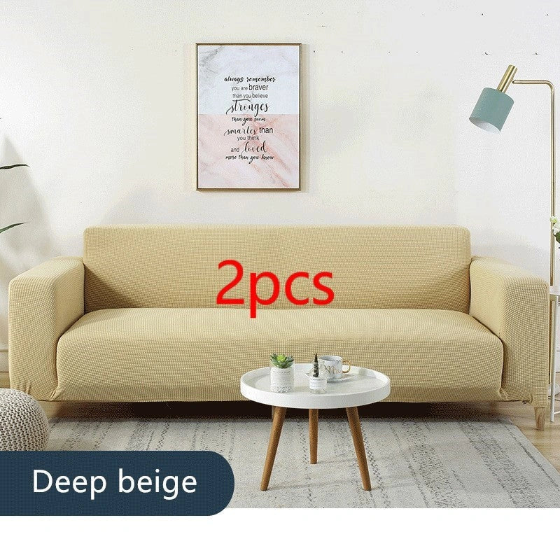 Waterproof polar fleece sofa slipcover in various colours protecting your living room furniture