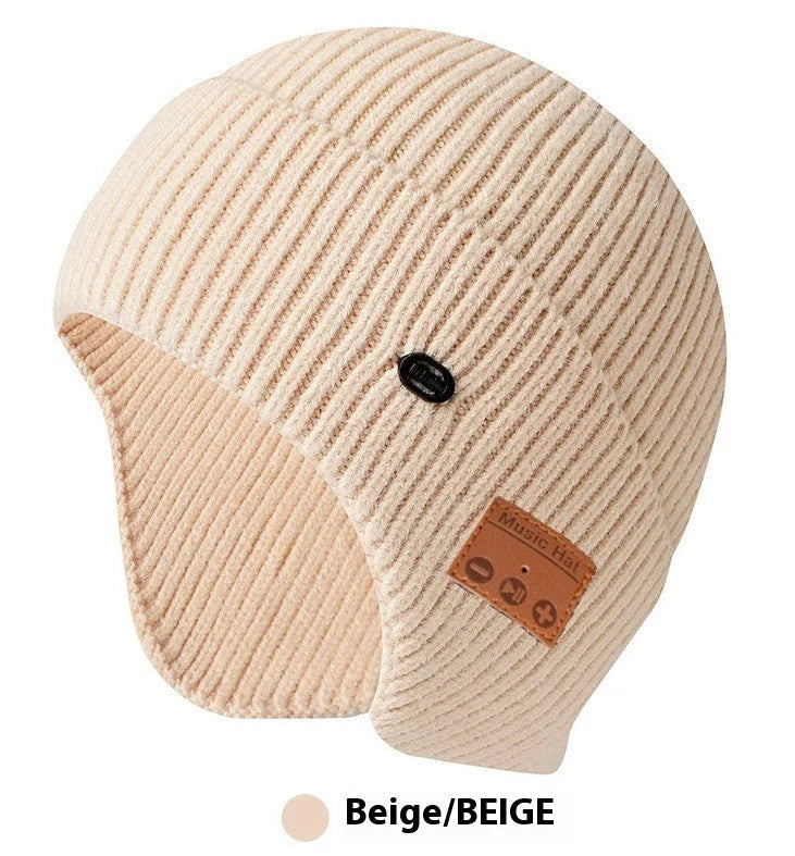Thickened Blue Tooth Cap Knitted in various colours with dome crown and USB charging cable