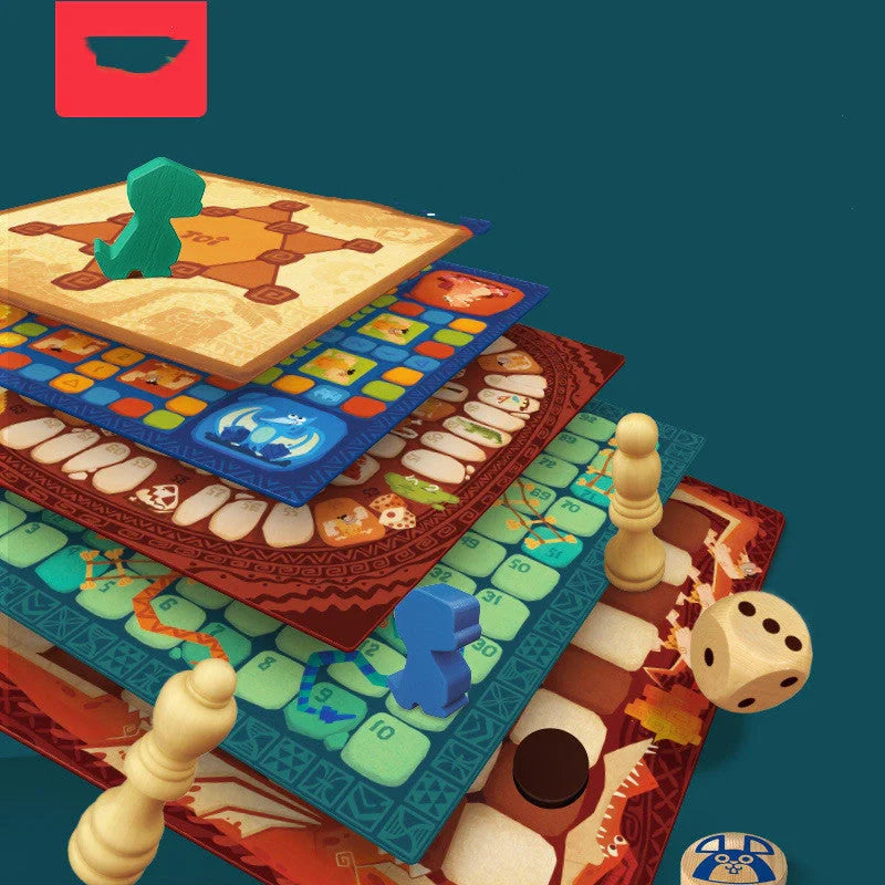 20 in 1 Classic Game Chess Party Toy for Kids - Educational Board Games Set