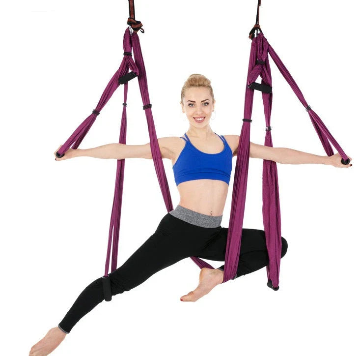 Premium Anti-Gravity Yoga Hammock for Aerial Dance and Fitness - Smooth Rotation, High-Strength Nylon Fabric, Versatile Design