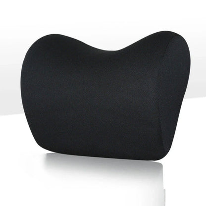 Cozy car headrest pillow made of memory foam with breathable fabric for comfortable, supported driving