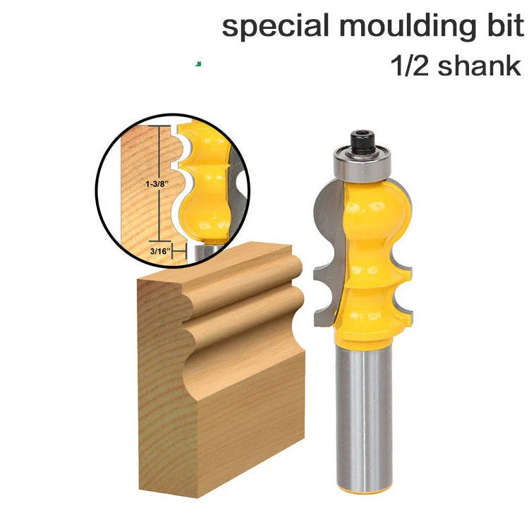 Hard alloy forming cutter for woodworking, perfect for drop bead handrails