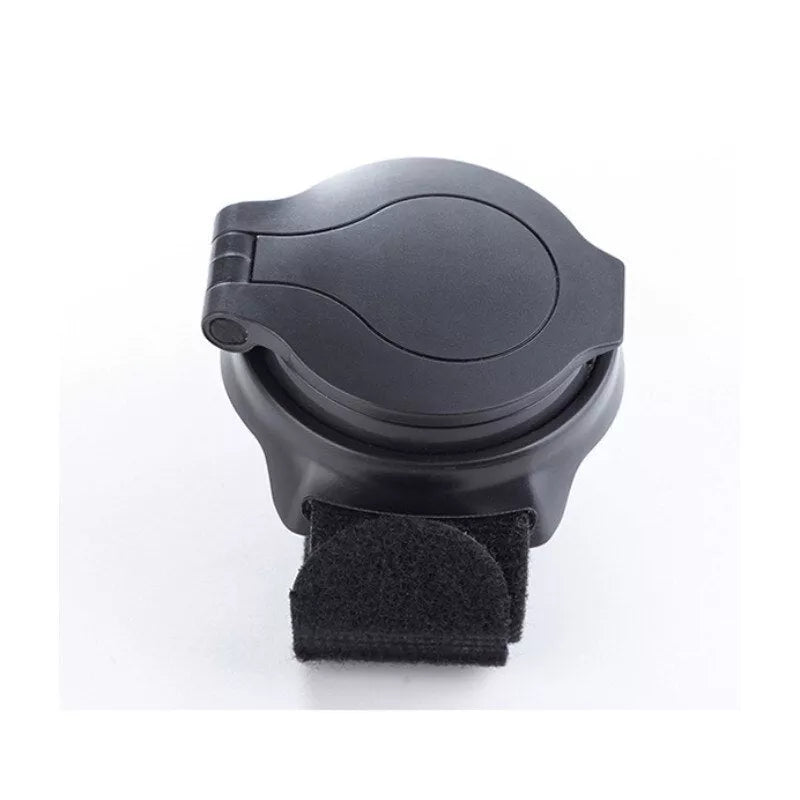 Wrist riding rear view mirror with 360° rotation and anti-slip mat for cyclists