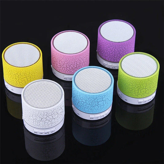 Compact wireless Bluetooth speakers in various colours with premium design and rich sound quality