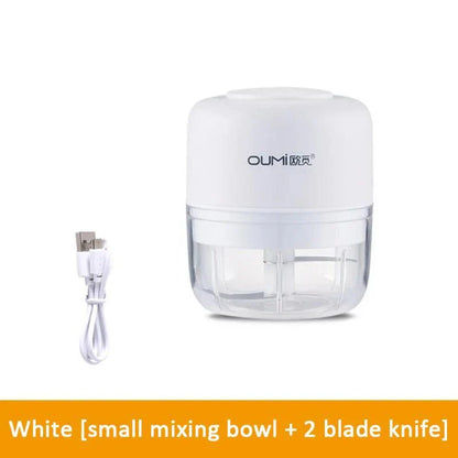Versatile Electric Garlic Grinder - Efficiently grind garlic, ginger, spices, and more for delicious homemade meals and smoothies