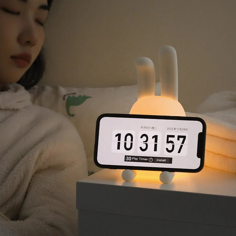 Cute Rabbit Mood Light dimmable LED night light for children