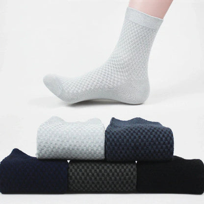 Men's bamboo fibre business socks in various colours for ultimate comfort and style
