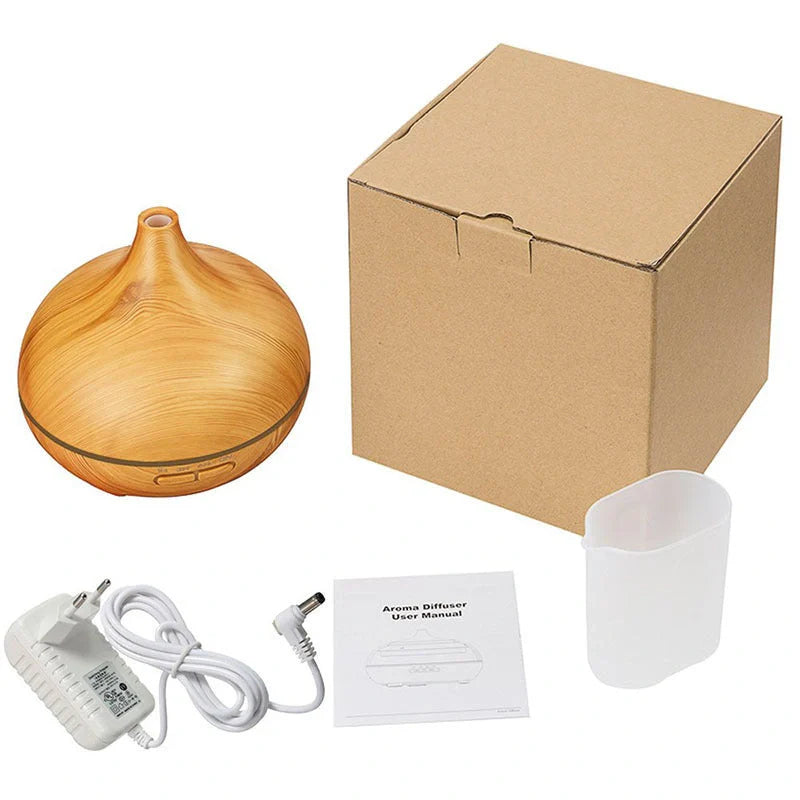 550ml Ultrasonic Humidifier with Aromatherapy Function in various colors