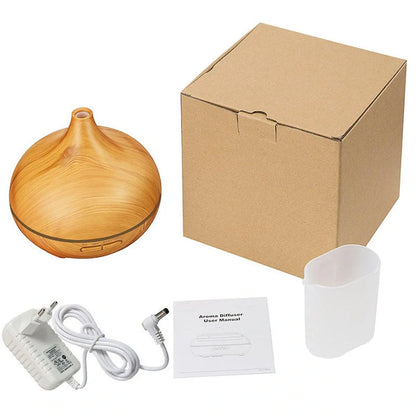 550ml Ultrasonic Humidifier with Aromatherapy Function in various colors