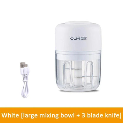 Versatile Electric Garlic Grinder - Efficiently grind garlic, ginger, spices, and more for delicious homemade meals and smoothies