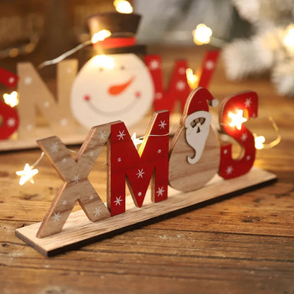 Festive LED string lights with Santa Claus and snowflakes for holiday decor