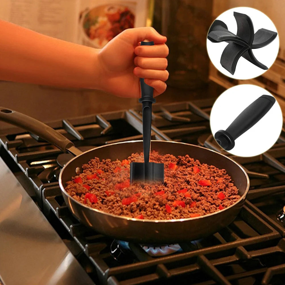 Nylon Meat Chopper for efficient food preparation, heat-resistant and dishwasher safe