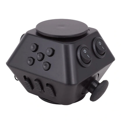 Ten-sided Spinner Cube in various colours for stress relief