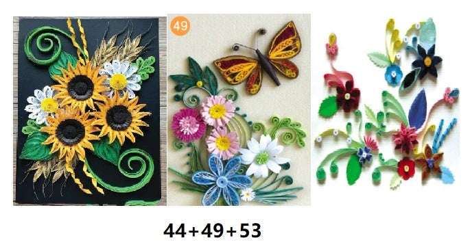 Premium DIY Quill Art Craft Kit with multicoloured paper strips and essential tools for paper quilling