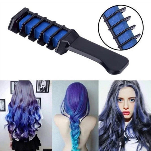 Temporary mini disposable hair colour crayons with brush for vibrant, temporary hair styling