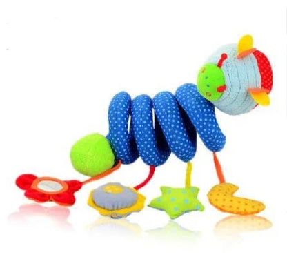 Soft, plush baby rattles in adorable rabbit and bear designs to soothe and entertain infants and toddlers