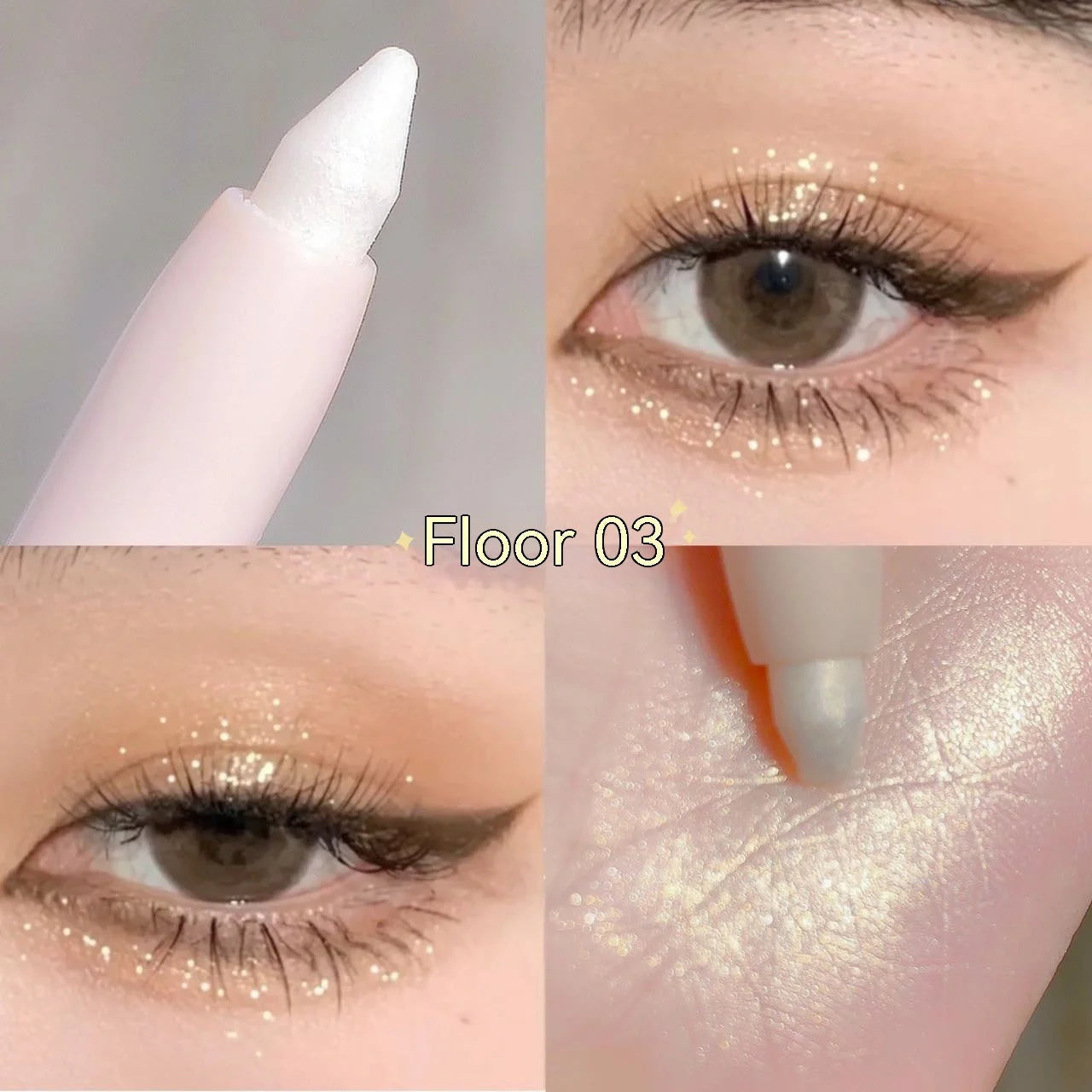 Crouching Silkworm Eyeliner Pen in 15 shades for brightening eye makeup