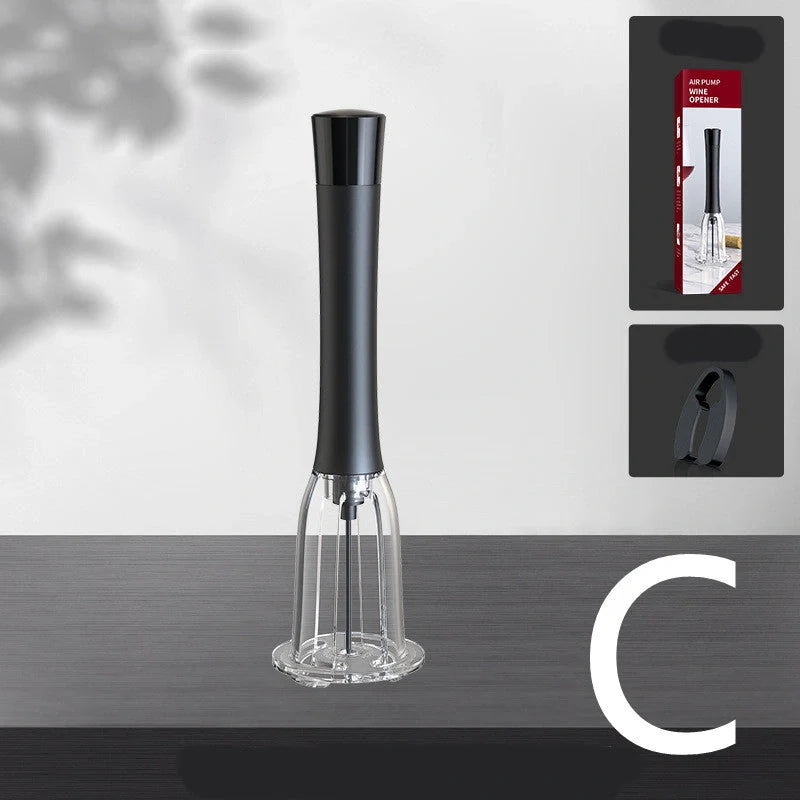 Red Wine Needle Pen-shaped Air Pressure Bottle Opener for easy cork removal