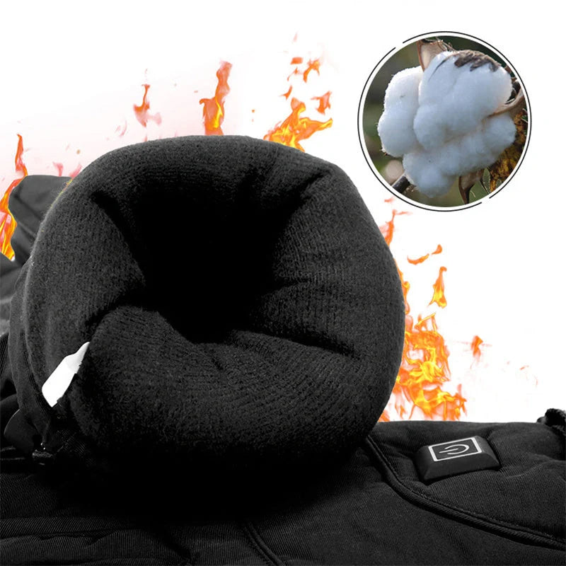 Winter Electric Heated Gloves with touch screen compatibility and rapid heating technology