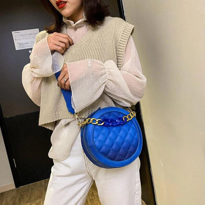 A stylish and practical single-shoulder bag made with premium PU leather, featuring a roomy interior and thoughtful organisation.