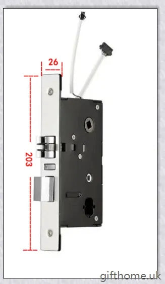 App Smart Lock with stainless steel construction, remote access, and smartphone control for secure home entry