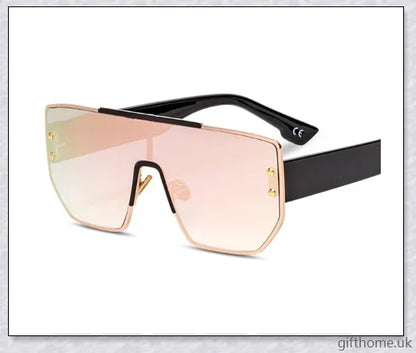 Stylish big frame sunglasses in a range of fashionable gold and silver finishes, providing 100% UV protection and durable scratch-resistant lenses.