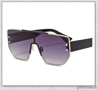 Stylish big frame sunglasses in a range of fashionable gold and silver finishes, providing 100% UV protection and durable scratch-resistant lenses.