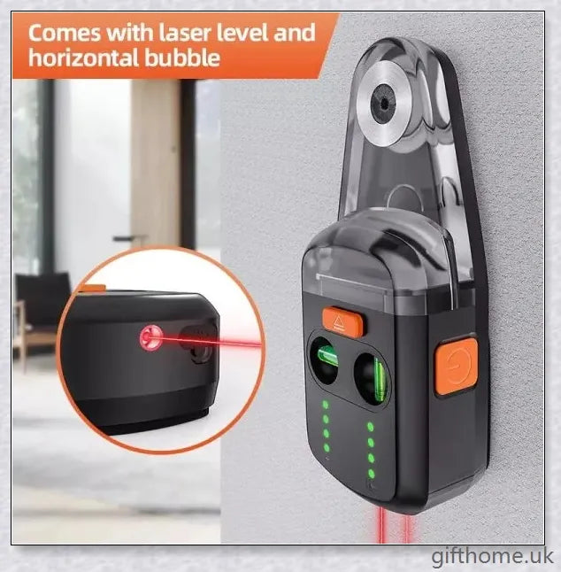 Electric Drill Dust Collector with Laser Level - Precisely drill holes and keep your workspace clean and tidy