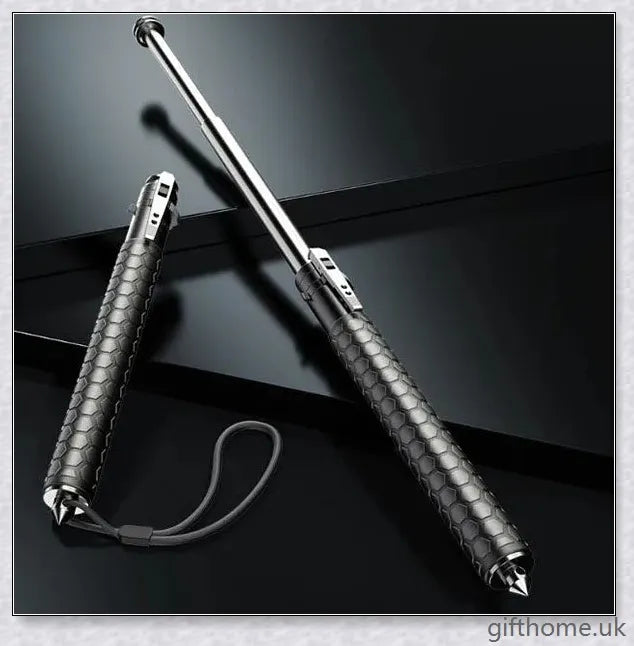Enhanced Retractable Multi-Tool - a durable and secure outdoor walking aid with automatic deployment, premium alloy construction, and an ergonomic anti-slip handle