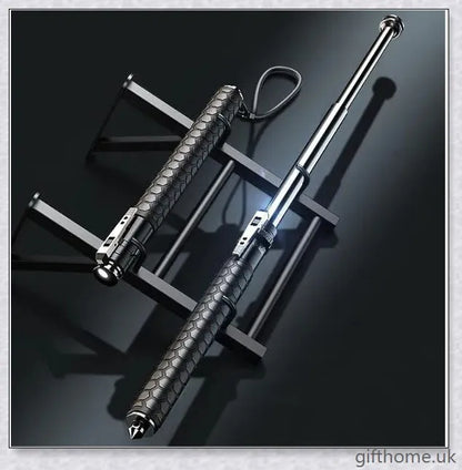 Enhanced Retractable Multi-Tool - a durable and secure outdoor walking aid with automatic deployment, premium alloy construction, and an ergonomic anti-slip handle