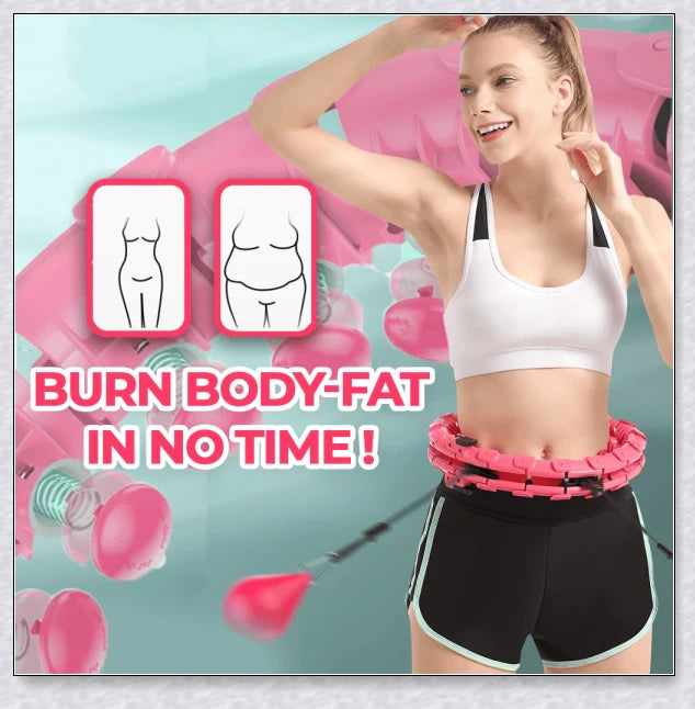 Smart Hula Hoop - Innovative, Adjustable Design for Effortless Waist Slimming