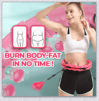Smart Hula Hoop - Innovative, Adjustable Design for Effortless Waist Slimming