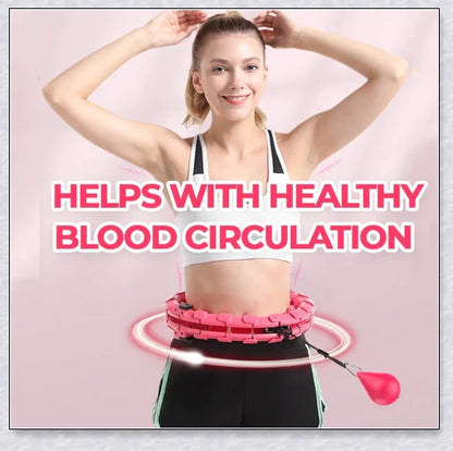 Smart Hula Hoop - Innovative, Adjustable Design for Effortless Waist Slimming