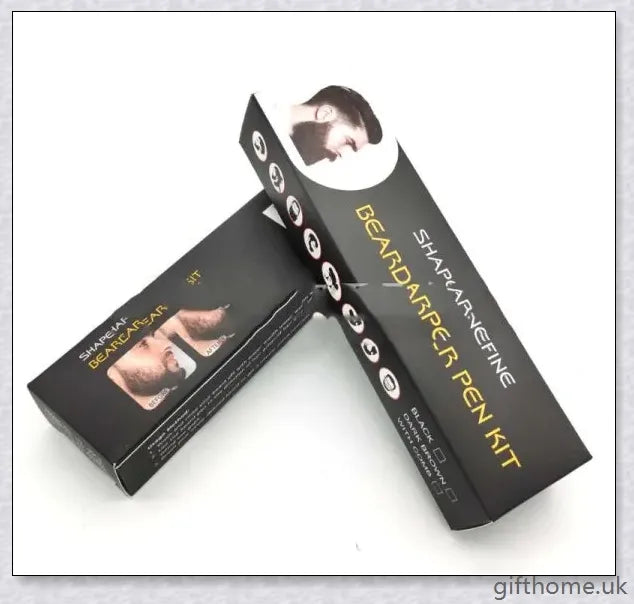 A natural beard filler pen kit for men, designed to fill in patchy areas and create a fuller, more uniform beard appearance.