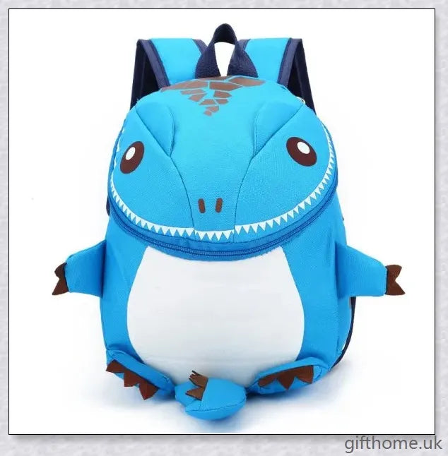 Colourful 3D animal-themed backpack with a spacious design and durable nylon construction for young children in the UK