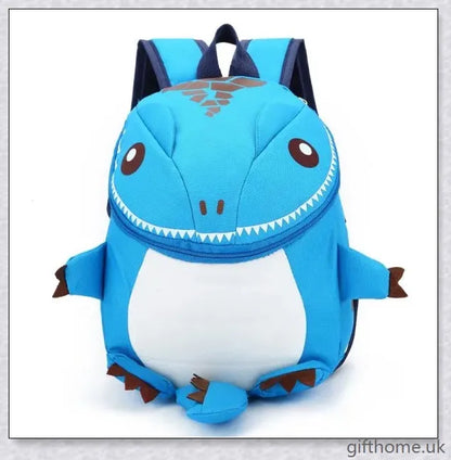 Colourful 3D animal-themed backpack with a spacious design and durable nylon construction for young children in the UK