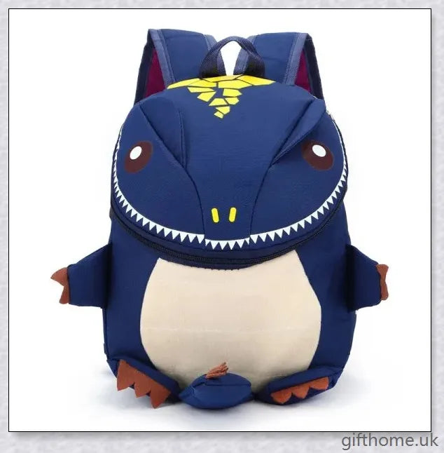 Colourful 3D animal-themed backpack with a spacious design and durable nylon construction for young children in the UK