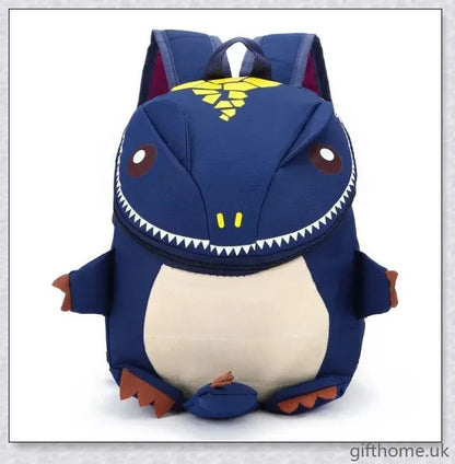 Colourful 3D animal-themed backpack with a spacious design and durable nylon construction for young children in the UK
