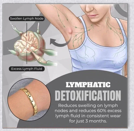 Lymph Detox Magnetic Bracelet - A premium accessory designed to promote lymphatic health and detoxification