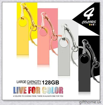 2TB USB 3.0 Flash Drive Memory Stick in various colors, featuring high storage capacity and durable construction