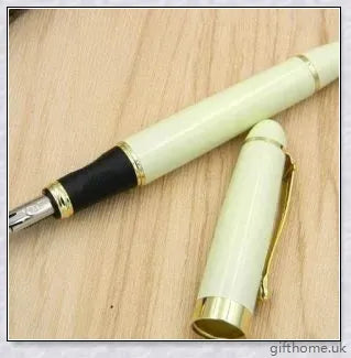 Exquisite executive fountain pen with flexible calligraphy nib for elegant writing
