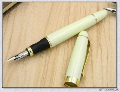 Exquisite executive fountain pen with flexible calligraphy nib for elegant writing